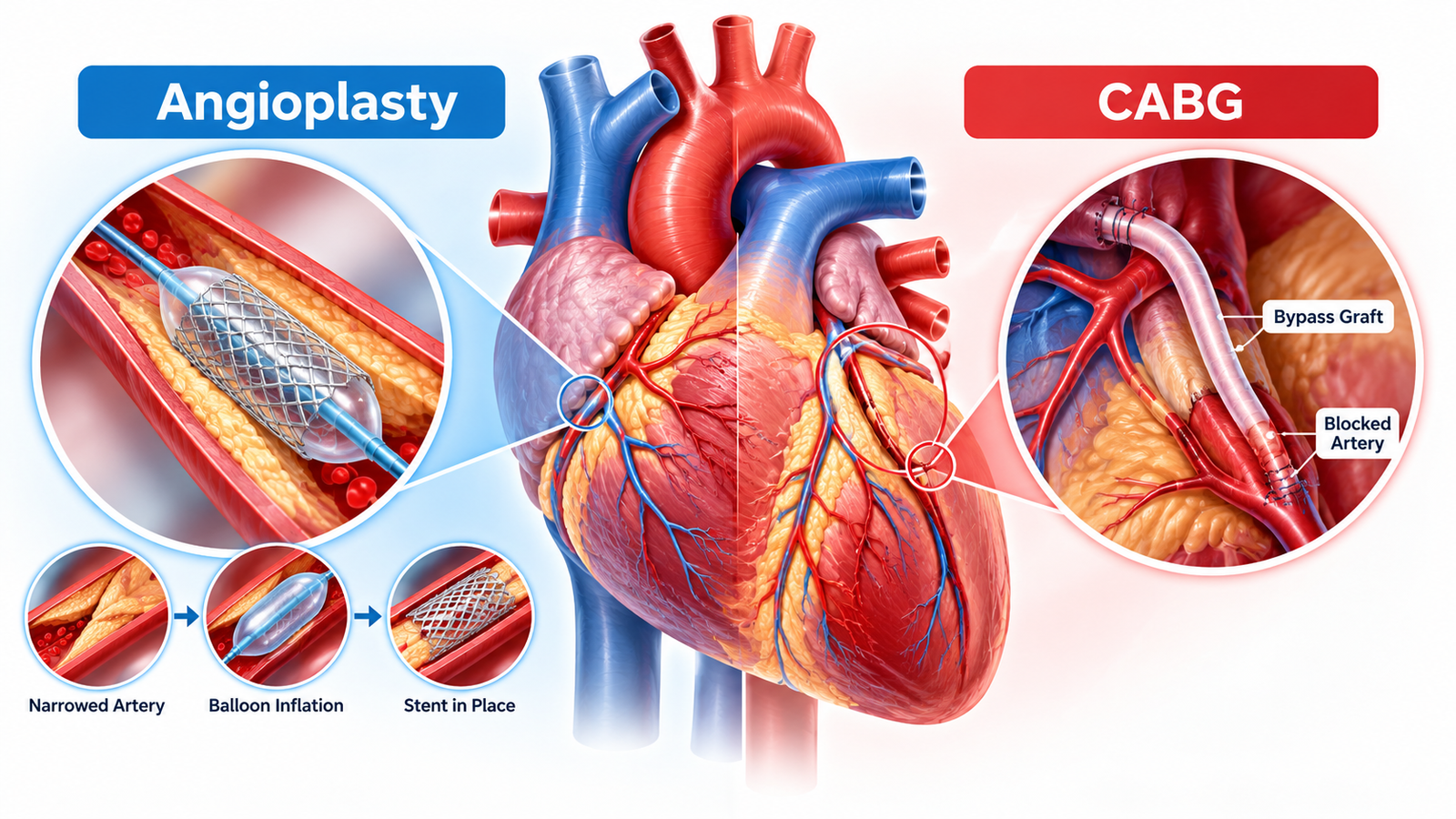 CABG vs Angioplasty: Which Treatment Is Right for Your Heart?