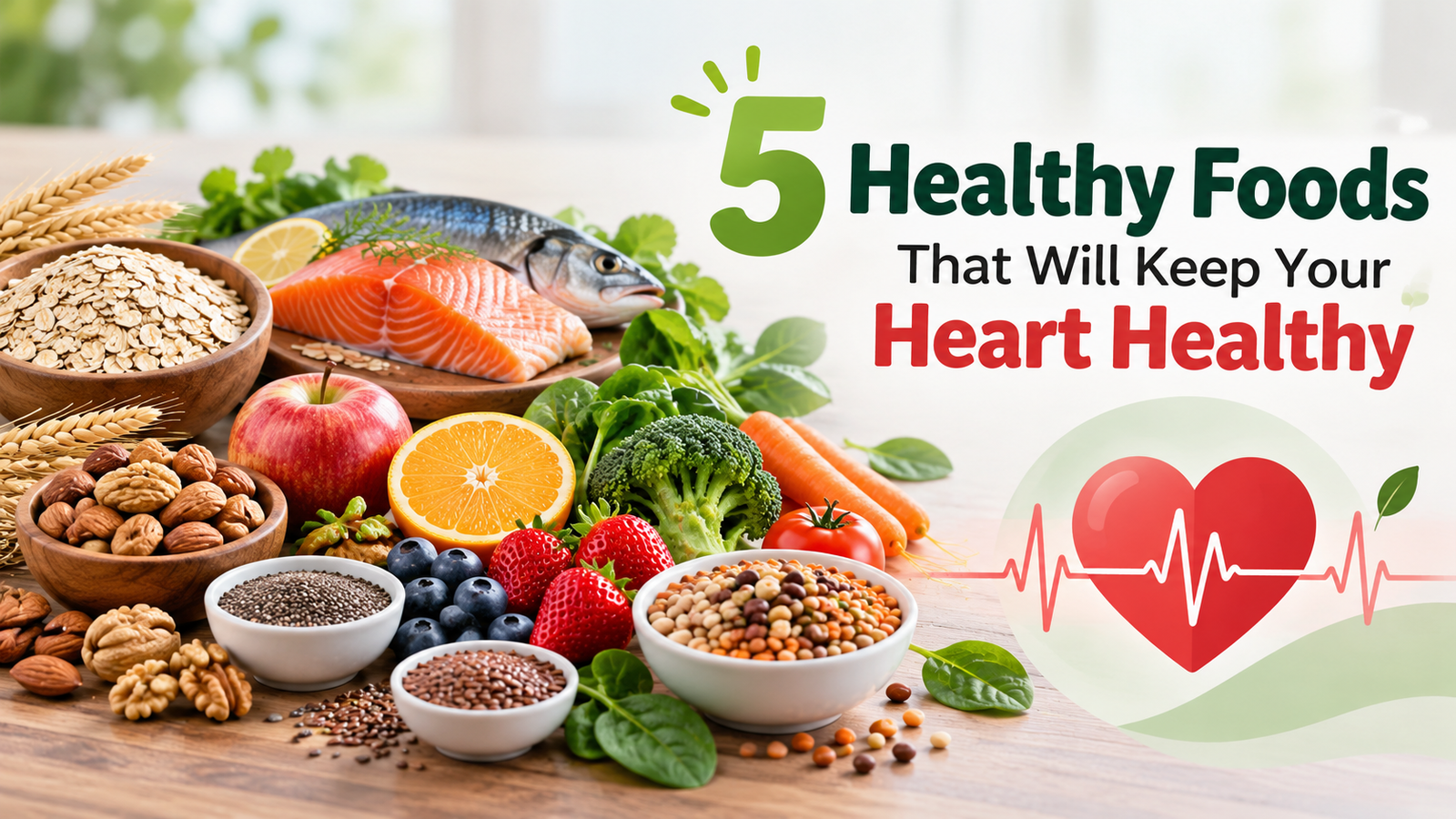 5 Healthy Foods That Will Keep Your Heart Healthy